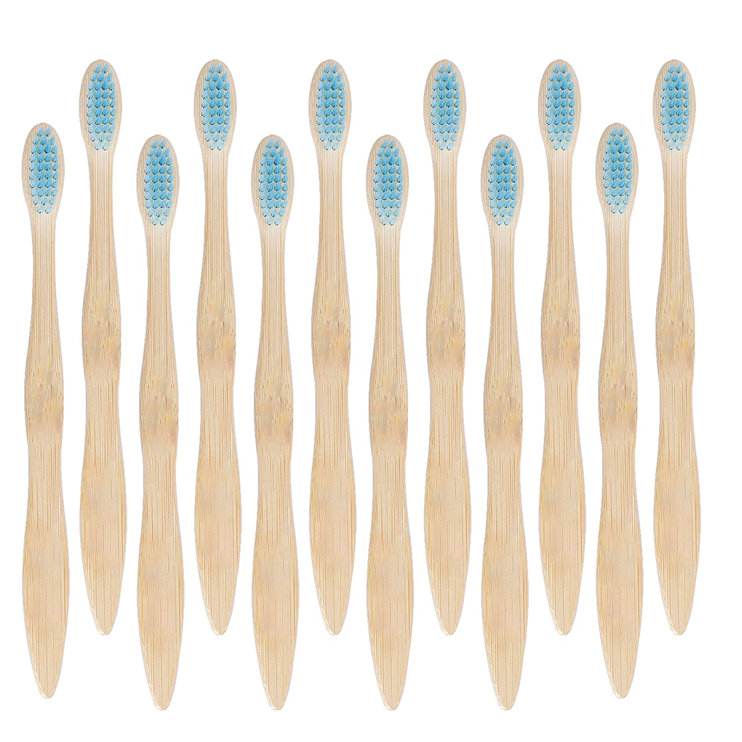 BHAVYARPAN Premium Oral Care Bamboo Wooden Toothbrush with Ultra-Soft Charcoal activated Bristles 100% Natural & Eco-Friendly, Antibacterial & Biodegradable Handle(Pack of 12, Blue) (B0DF58V3DZ) Amazon Price History, Amazon Price Tracker