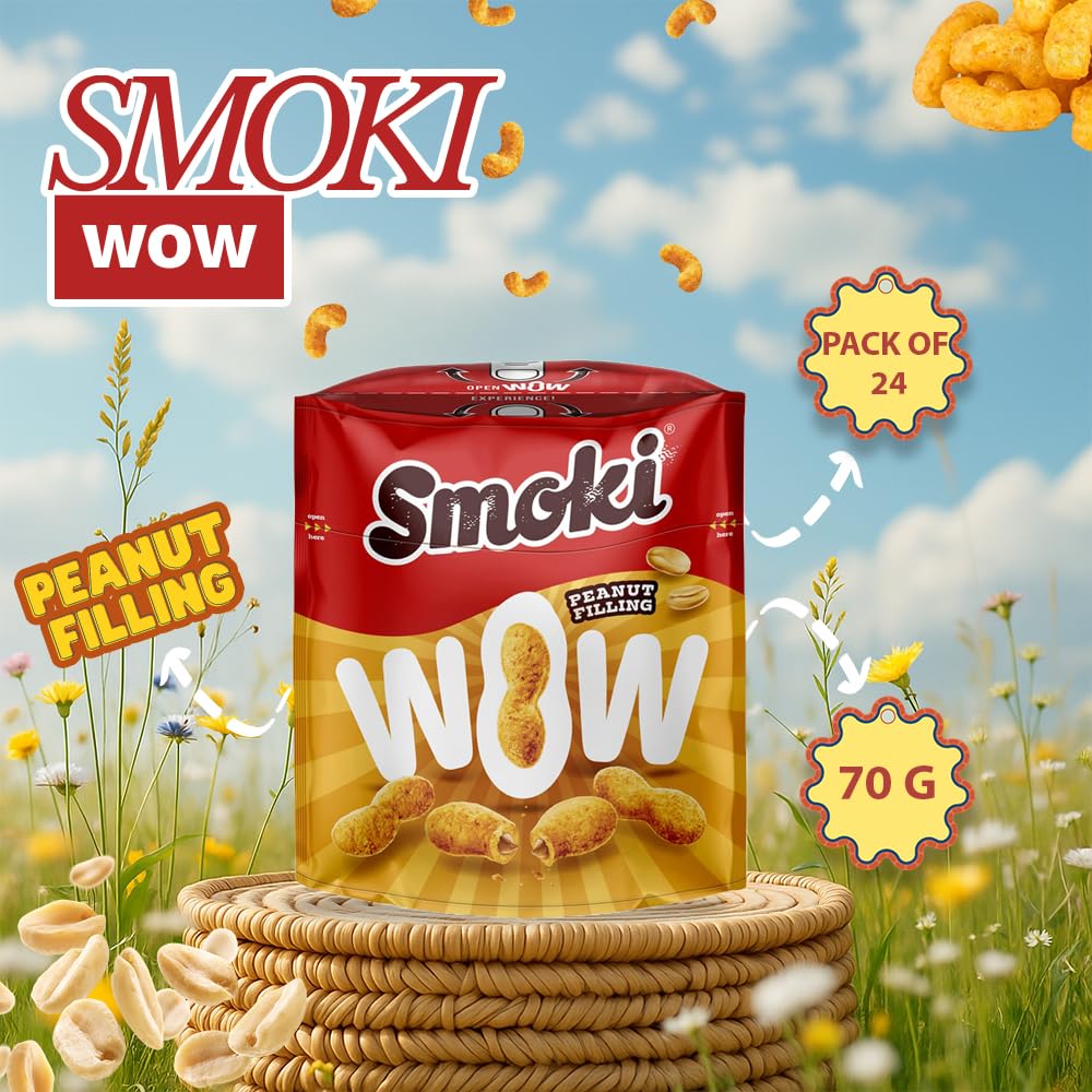 Pudełko na przekąski SMOKI | Nieodparty asortyment zdrowych przekąsek, niskokalorycznych, wysokobiałkowych i wegańskich opcji | Idealne prezenty żywnościowe, przekąski i nagrody w loterii