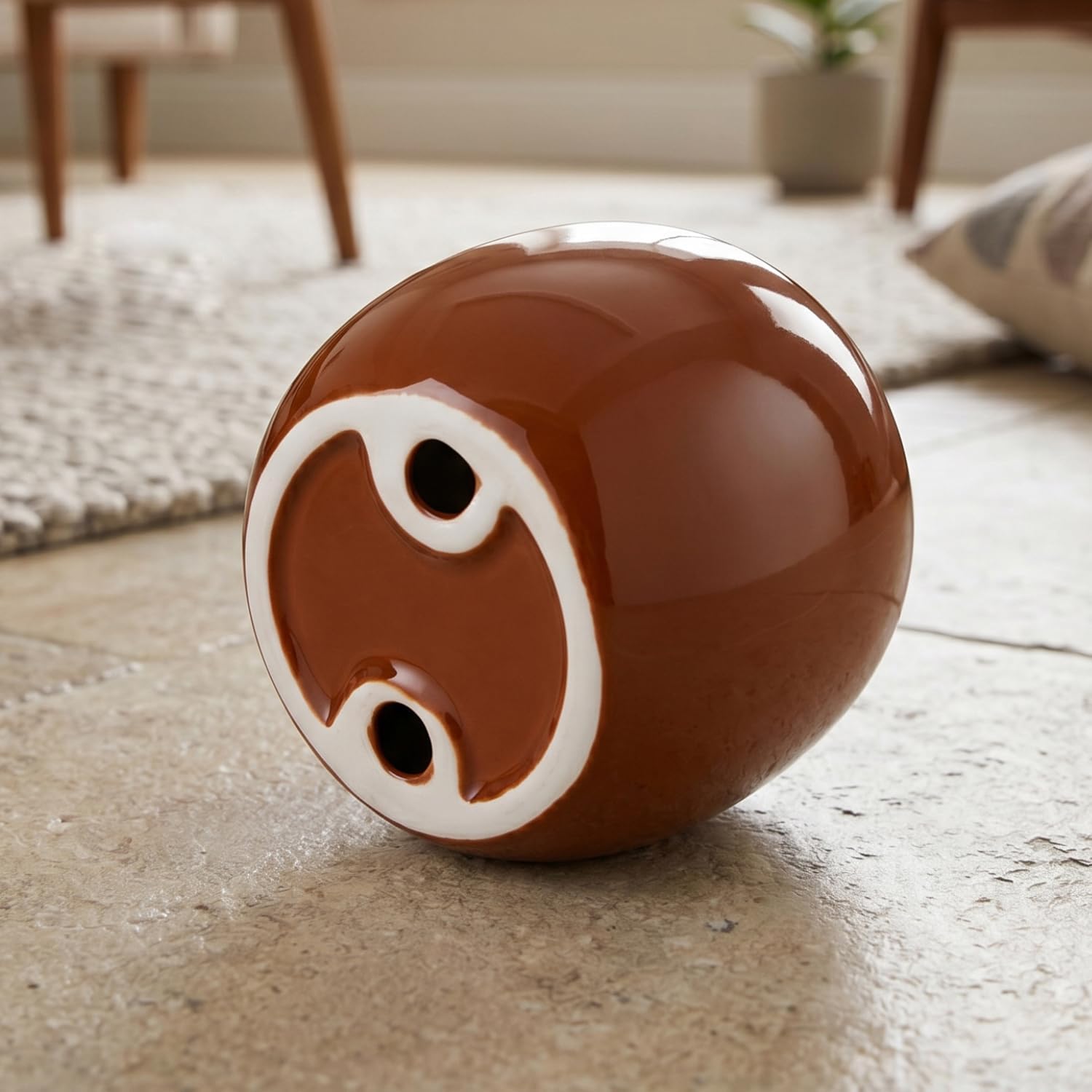 Kiwi Elevated Ceramic Cat Bowls, 15° Tilted Raised Pet Food Bowls, Whisker & Neck Fatigue Relief Pet Dishes for Cats & Dogs