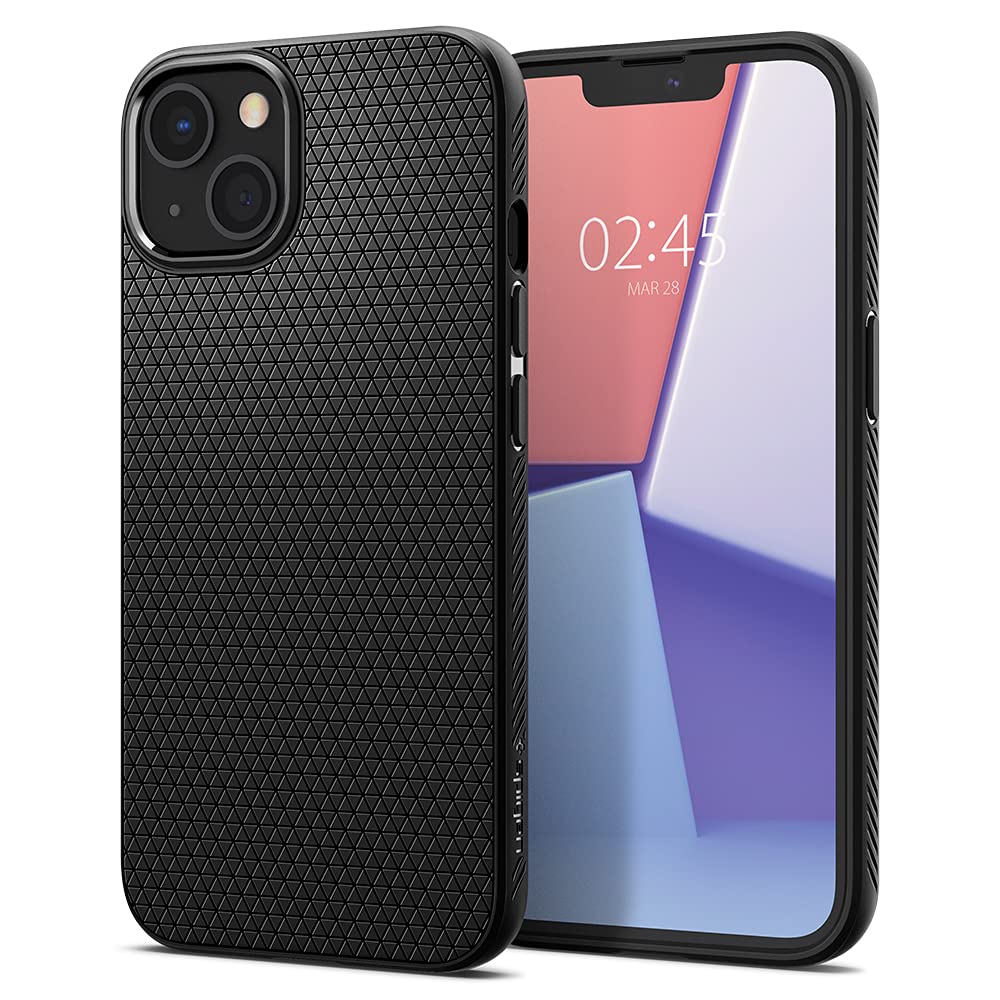 Amazon.co.jp: Spigen iPhone 13 ケース TPU 厚さ1.8mm 滑り止め 