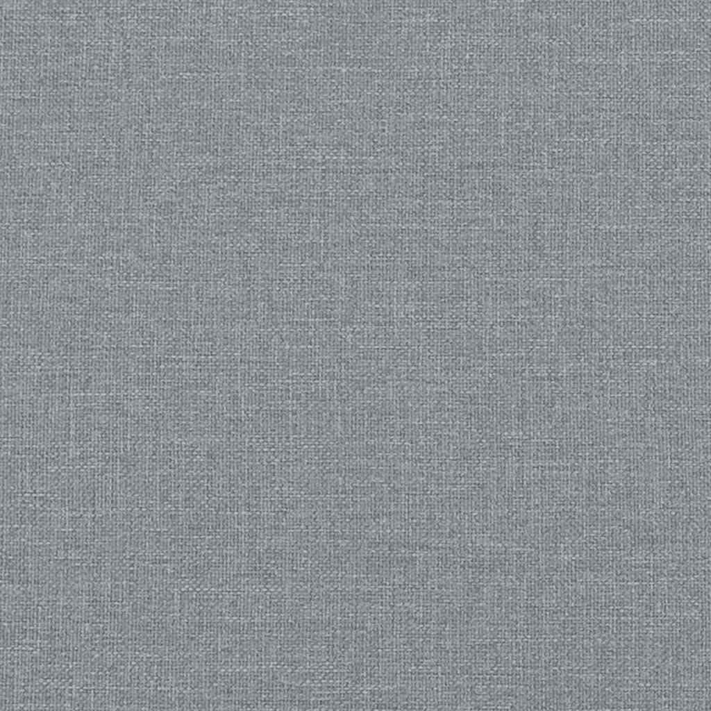 Sofá modular con cojín gris claro, acolchado de tela y relleno de espuma, 324 x 105 x 64 cm, 3 piezas de elemento de montaje para sala de estar, flexible con marco de metal resistente y