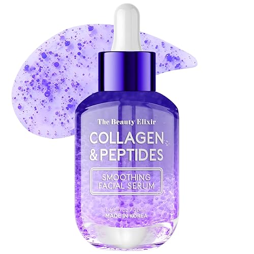 Collagen Peptides - Suero facial antienvejecimiento Reducción de arrugas, reafirmante, hidratante, nutritivo y ligero, para todo tipo de piel,
