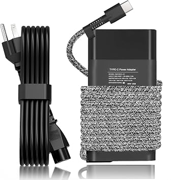 90W USB C Laptop Charger Compatible with HP Spectre x360 Pavilion 15 17 EliteBook 1040 G4 HP 904082-003 904144-850 L45440-003 Fast Charging Type C Laptop Power Adapter