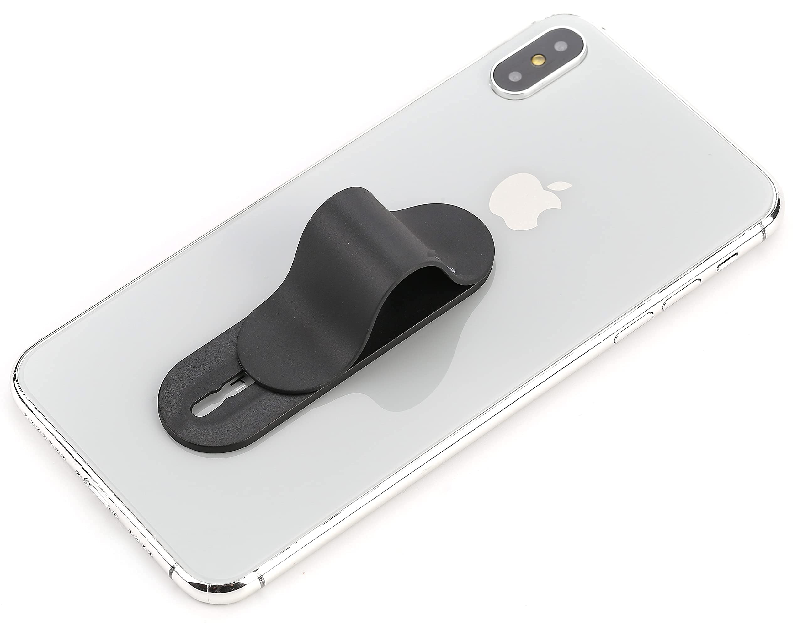 Amayo Grip - Supporto per telefono cellulare, con anello per cellulare, serie opaca, colore: nero
