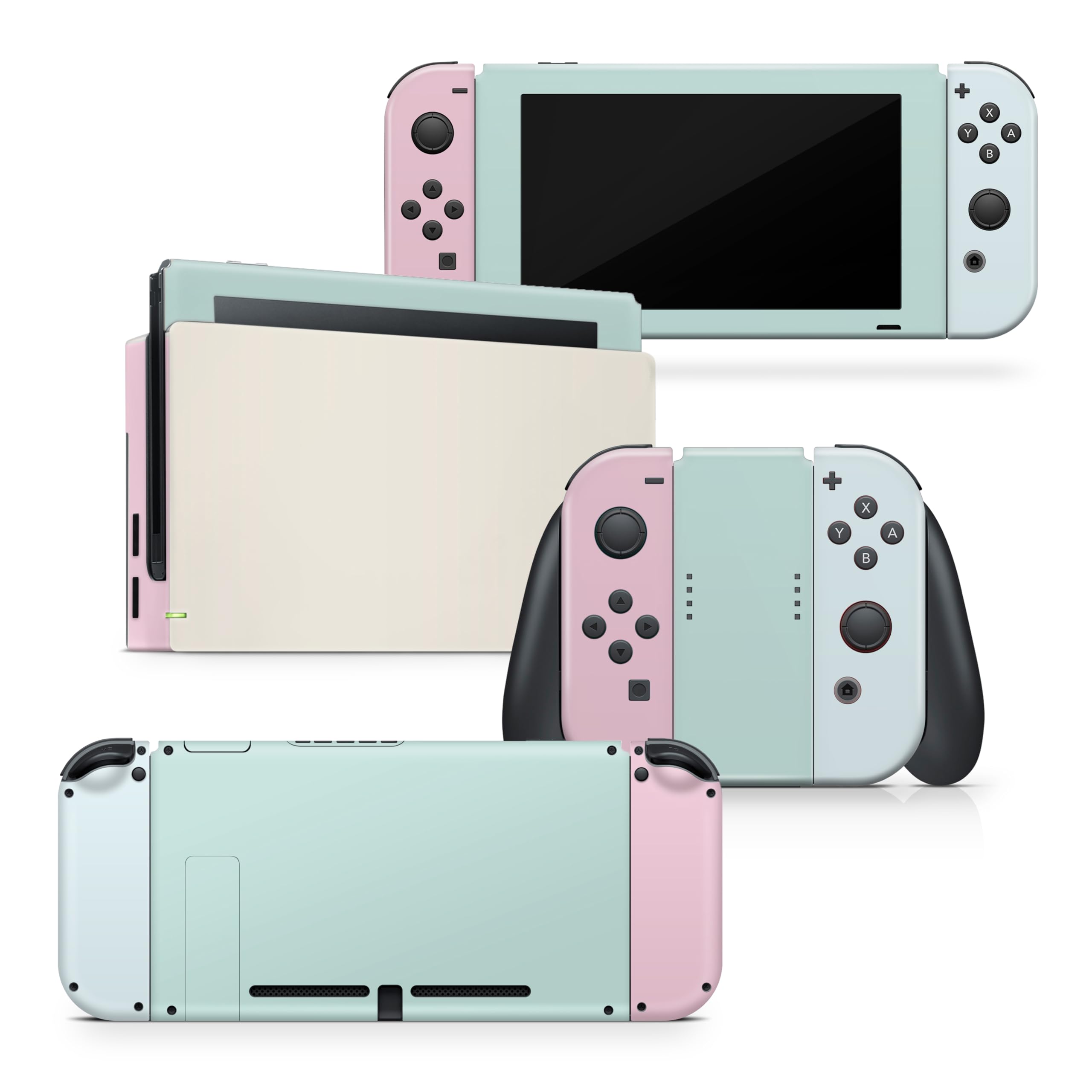 Amazon.co.jp: 任天堂スイッチスキン用粘着性デザインカラーウェーブ