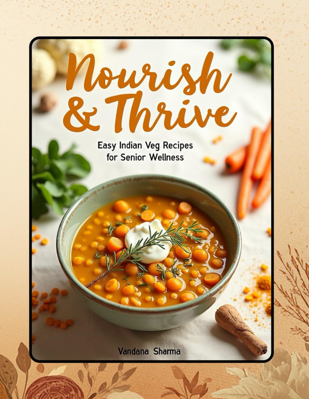 Nourish & Thrive: Easy Indian Veg Recipes for Senior Wellness: A Gentle, Flavorful Indian Cookbook for Senior Nutrition, Digestion, and Everyday Wellness