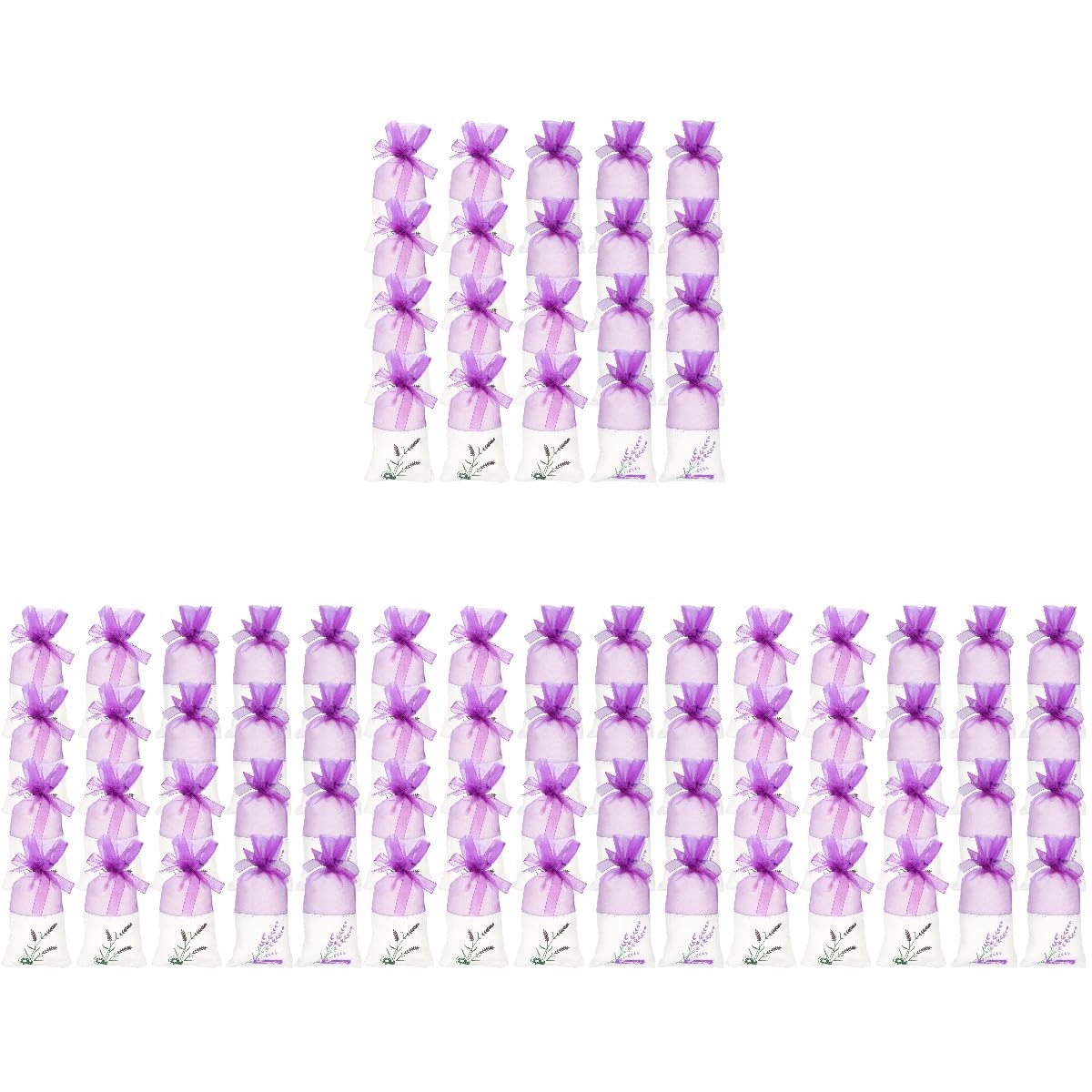 FRCOLOR 4 Sätze Beutel Leere Beutel Duftbeutel Lavendelsäckchen Sachetbeutel Dufttüten Taschen Mini-beutel Mit Kordelzug Lavendel Aufbewahrungsbeutel Sachet-verpackungsbeutel 20 Stück * 4