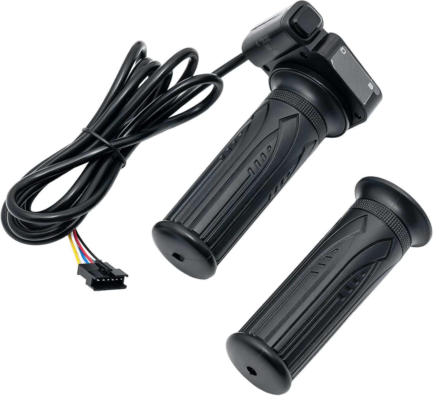36V Electric Bike Throttle, 6-Pin Twist Grip with Cruise Control, Compatible with Jetson Bolt Pro/Atlas, DYU D3F/D2F/C3/C4(Black)