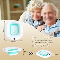 Vista 3 de Bañera eléctrica de asiento – Cuenca plegable para cuidado posparto, tina de baño para calmar y limpiar vagina y anal, hemorroides y tratamiento