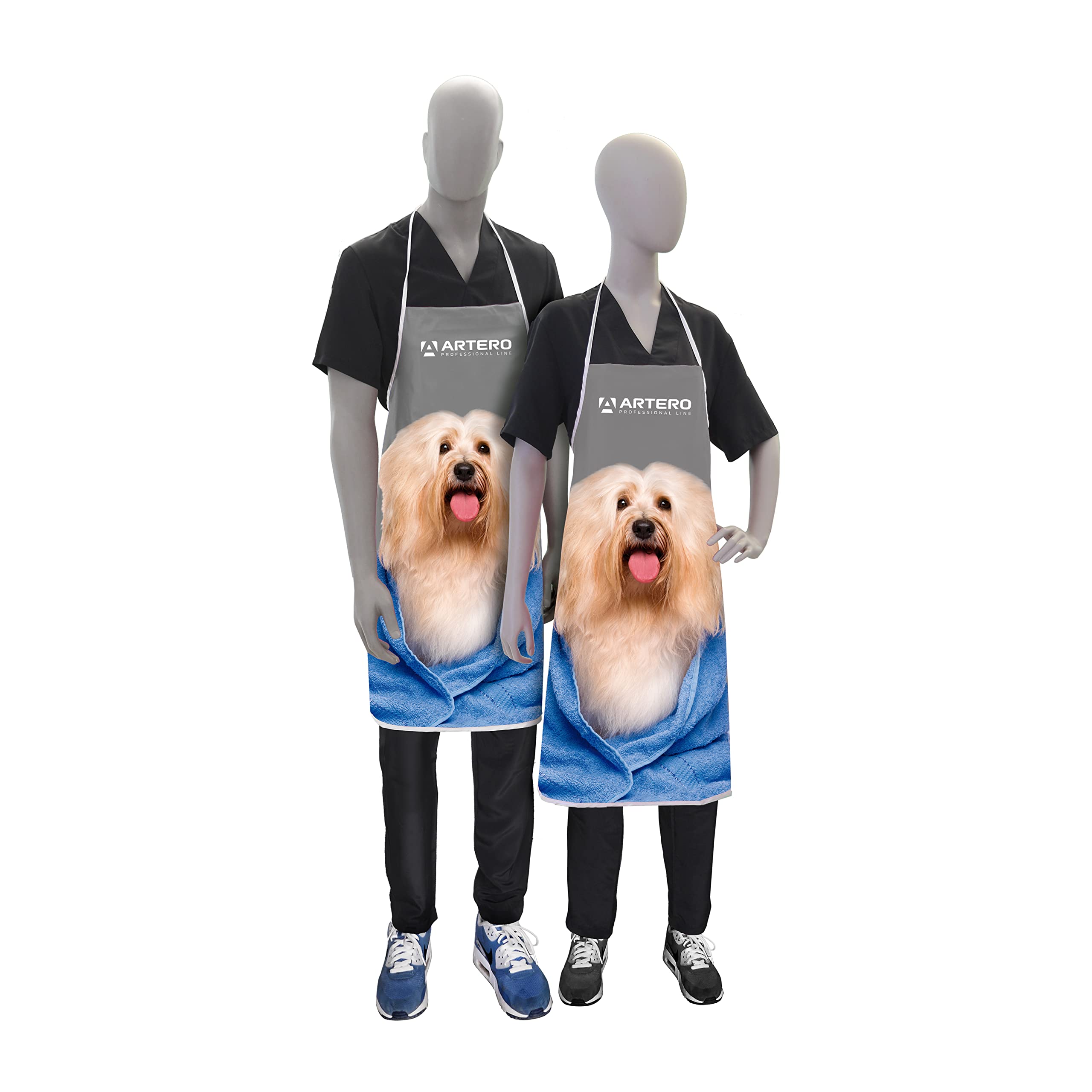 Artero Queen Pet Grooming Apron Comfortable Wear with an Adjustable Neck Strap Specifically Made with Keeping Groomers & Bathers in Mind Helps You Keep Clean & Dry While Grooming Dogs – Grey (B0BB1XN8XX) Amazon Price History, Amazon Price Tracker