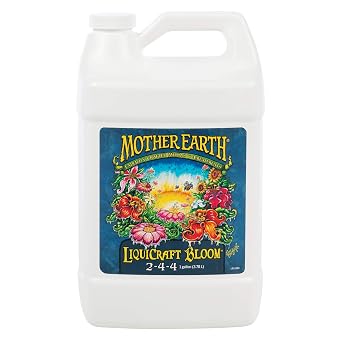 Mother Earth LiquiCraft Bloom 2-4-4 For Flowering Plants And Vegetables Such As Tomatoes, 1-Gallon