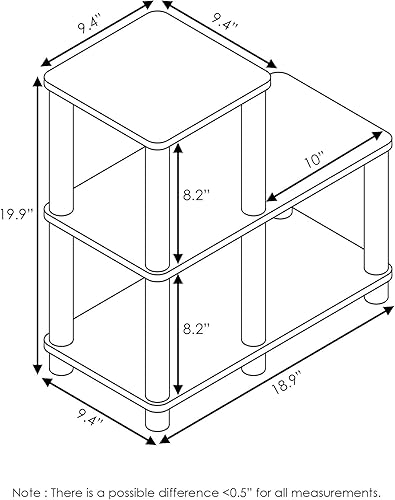 Miniatura 3 de Furinno Turn-N-Tube Accent - Estantería decorativa color espressonegro