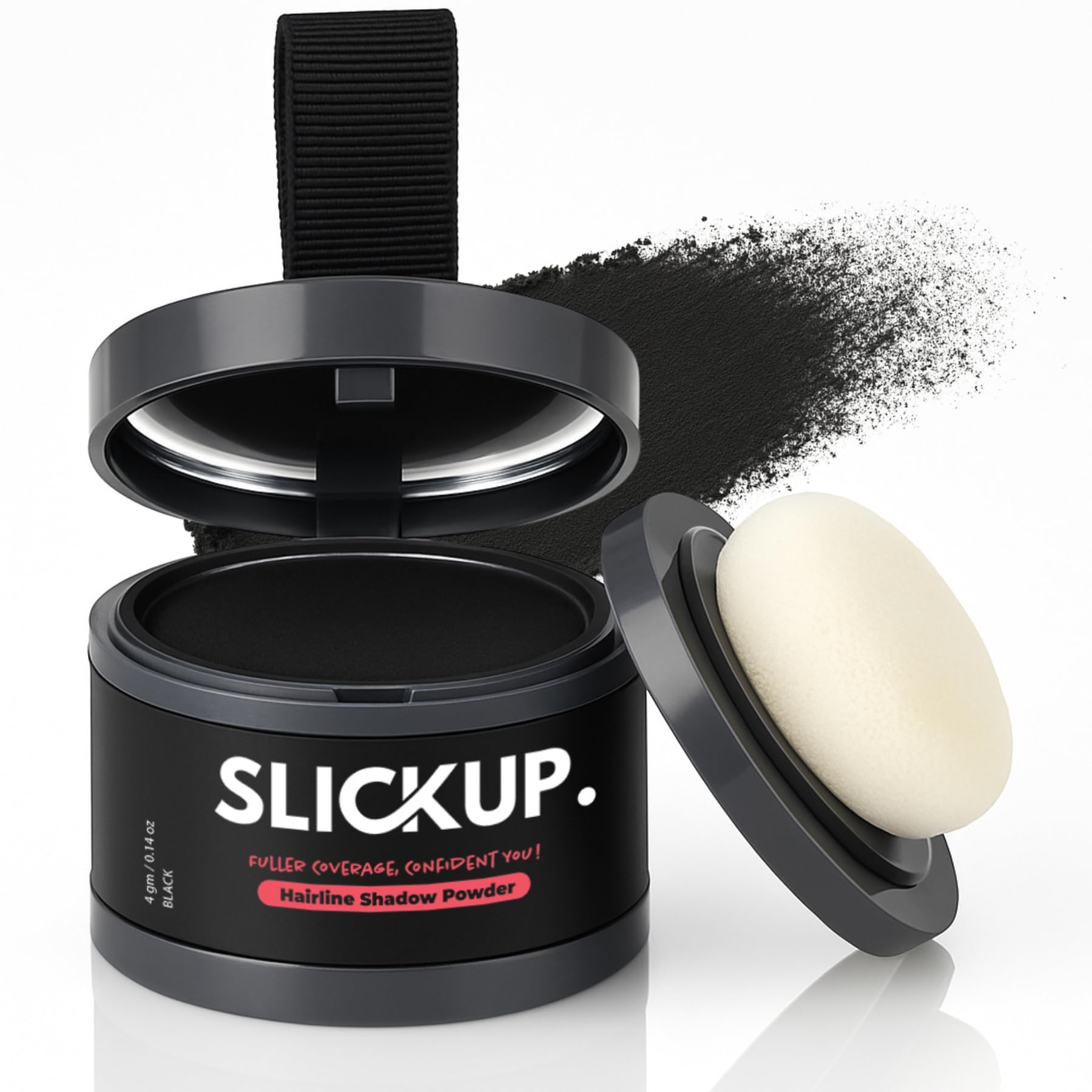 SLICKUP Hairline Shadow Powder for Root Touch Up | Instant Hair Colour Stick for Grey Hair Coverage | Temporary Hair Powder for Thinning Hair, Bald Spots & Hairline | Natural Finish – 4g-picture-16