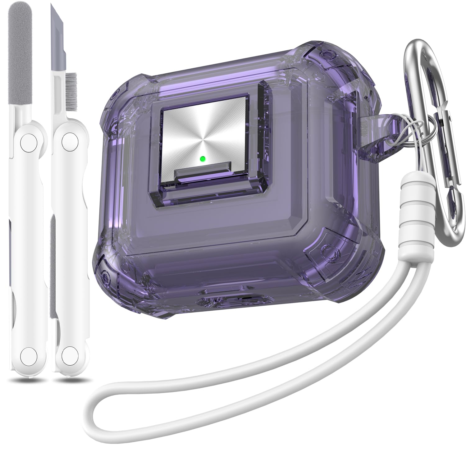 Amazon | RFUNGUANGO ロック付き AirPods 第 3 世代ケースカバー