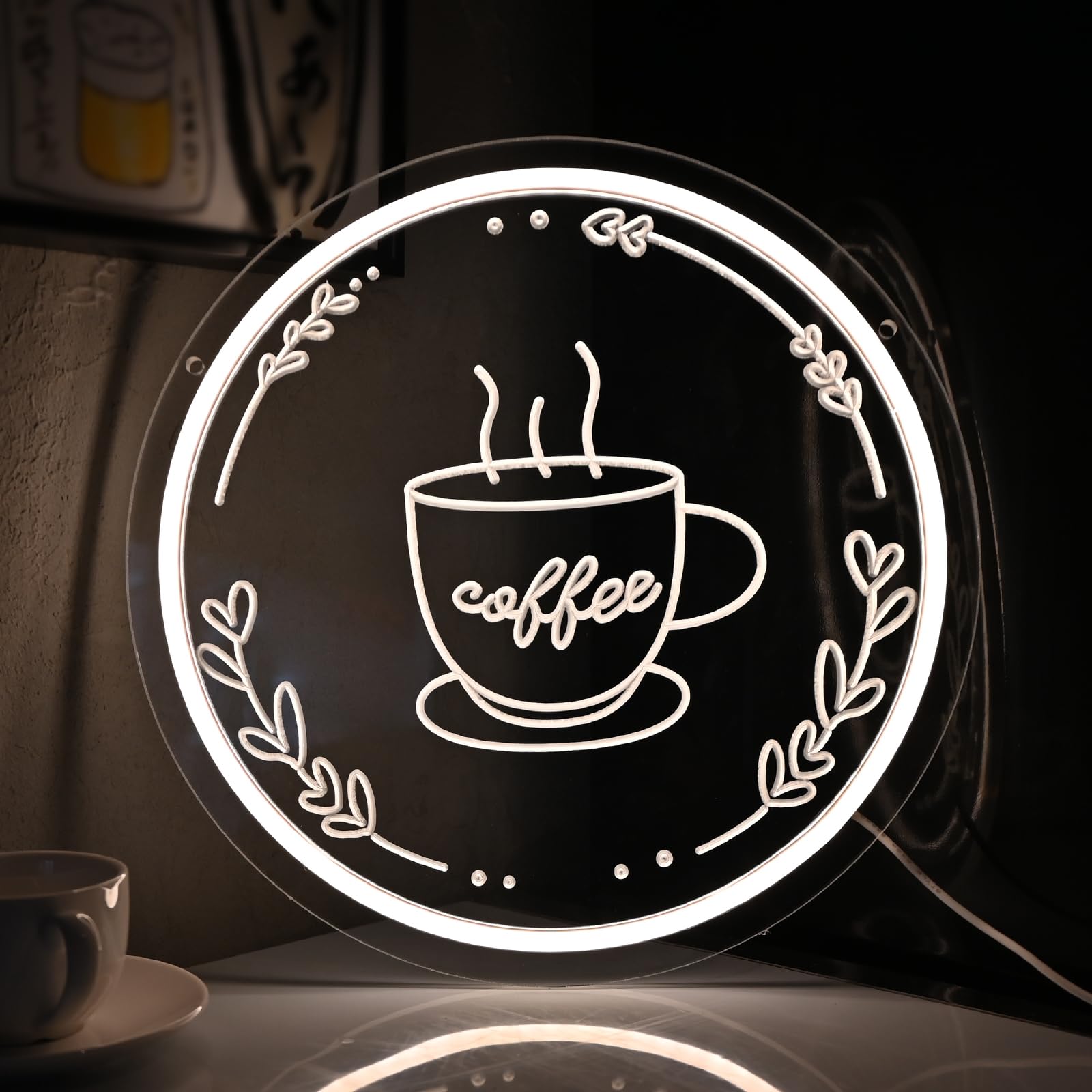 Amazon | プランゾ（Planzo）コーヒーネオンサイン 【店内装飾