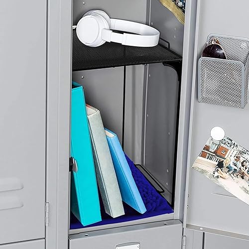 Miniatura 8 de Accesorios para casilleros, organizador de casillero y kit de decoración de alfombras, adecuado para la escuela, oficina, artículos esenciales de