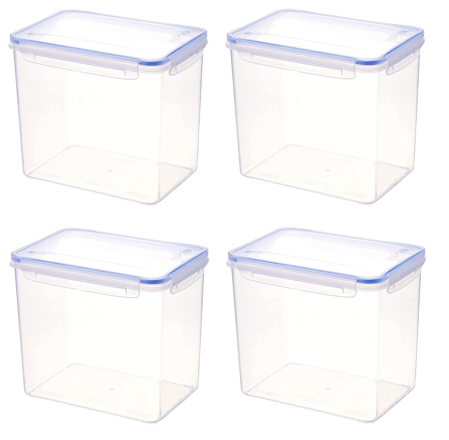 Buy KritikaEnterprise Airtight Plastic Storage Containers 4400 ML, Transparent Clear (Pack Of