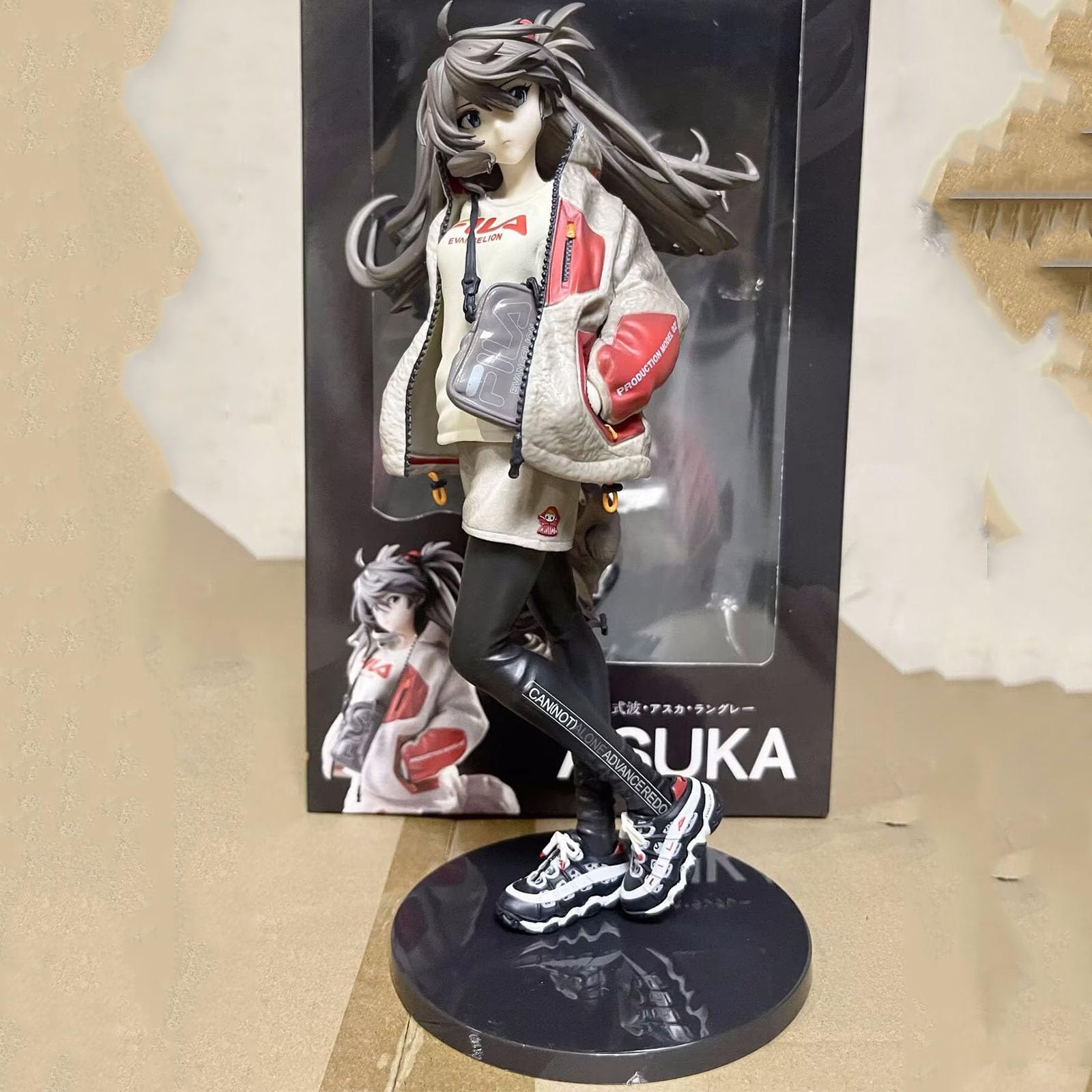 Asuka Langley Soryu Action Figure,Anime Figure Environmental PVC Collection Statue Model Decoration Exquisite Birthday Gift (B)