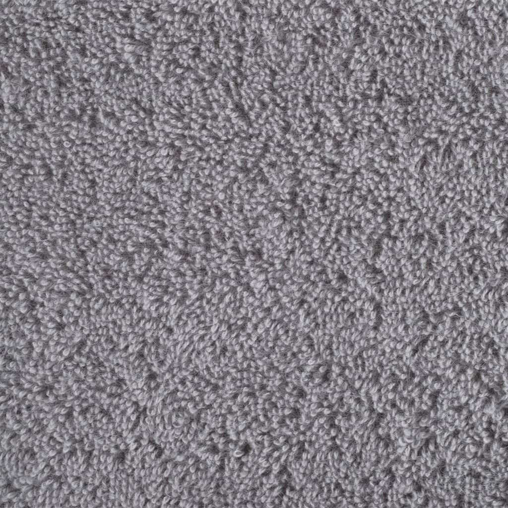 Toallas de Invitados SOLUND 10 uds Gris 30x50 cm 600 gsm Gris,137304