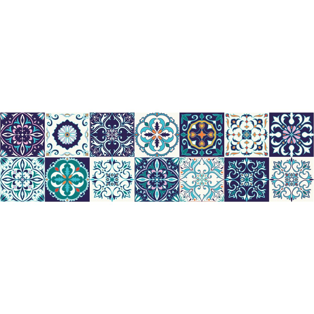 Ambiance Sticker Nando Stair Tile Stickers for Stairs Tiles - 2 Strips of 16.5 x 115.5 cm, 2 bandes (16.5 x 115.5 cm) - Image 2