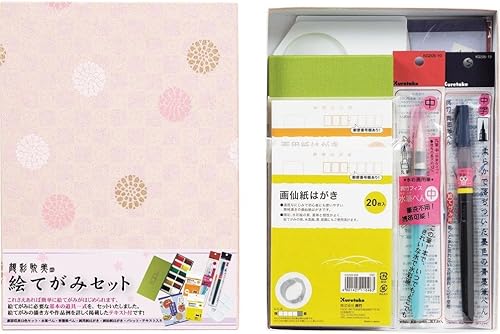 Miniatura 5 de Kuretake MC22-4 Color de cara, letra de imagen, color de cara, juego de dibujo, melocotón