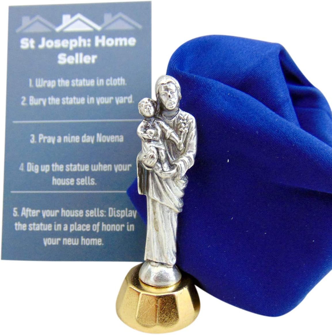 Westmon Works St Joseph Statue for Selling Homes Kit with