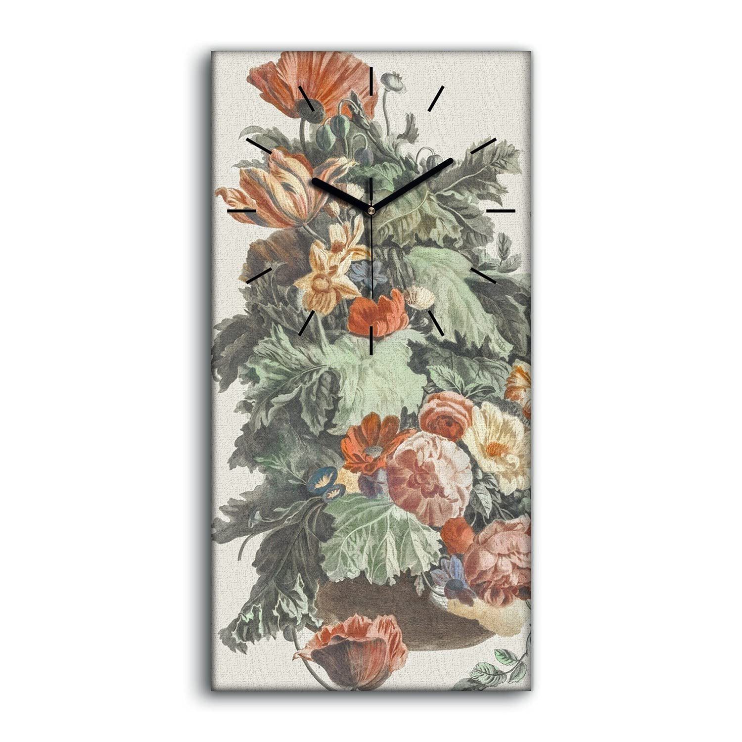 Horloge sur toile ne pas tic tac silence decoration murale moderne