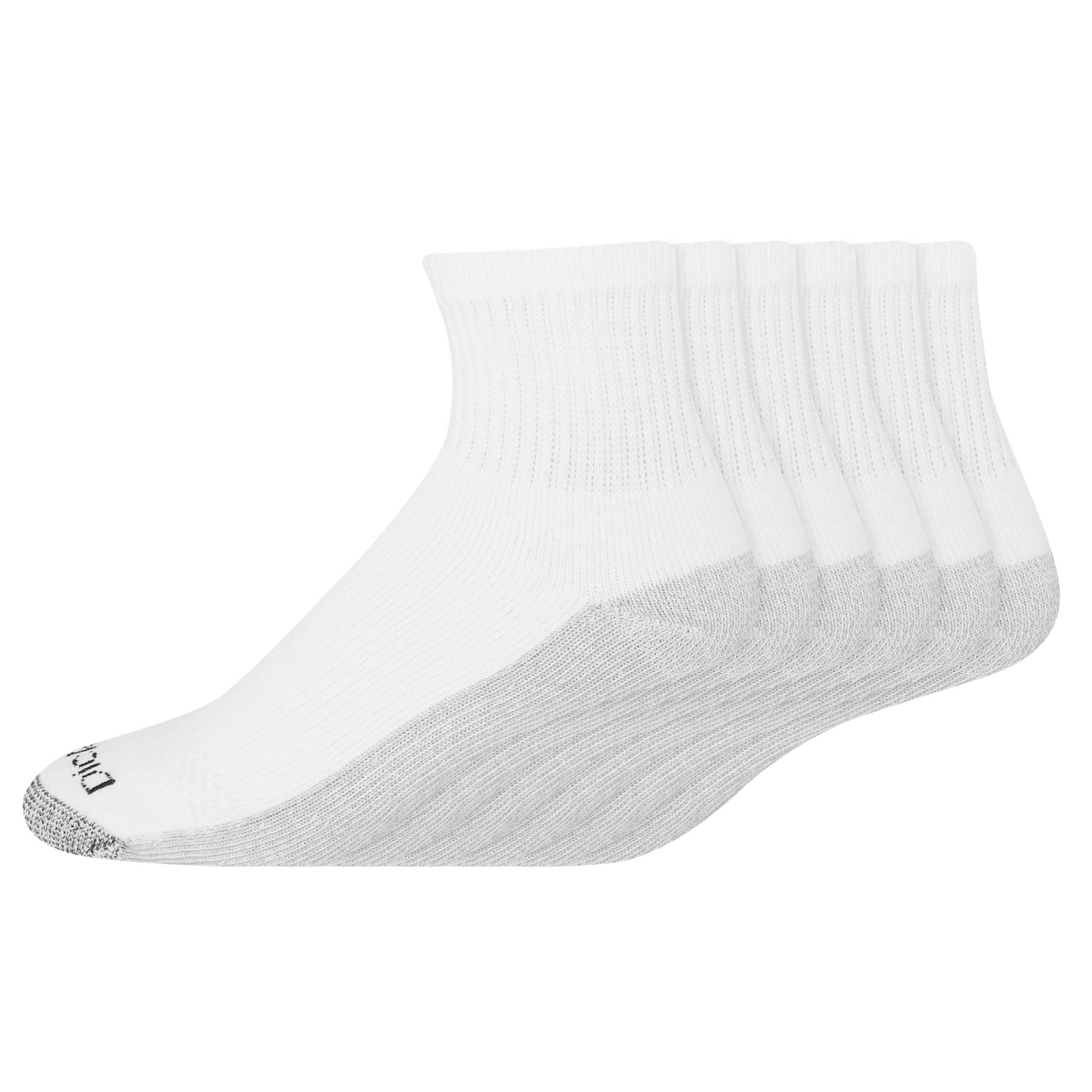 Genuine Dickies Dri-Tech Performance Work Quarter-Length - Calzini da uomo, 6 paia