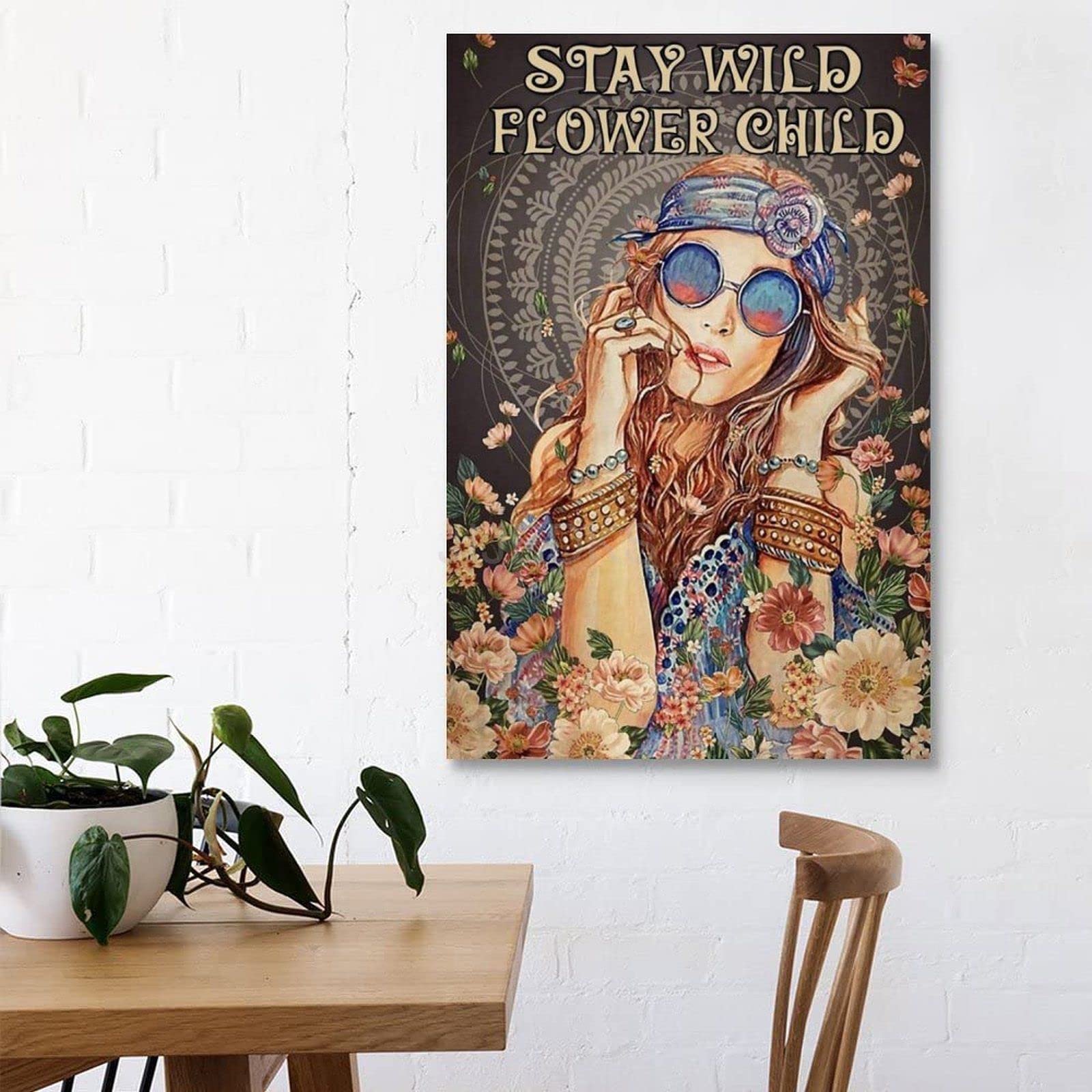 Tipi di funghi per interni, decorazione per casa, cartello in metallo cartello in latta decorazione poster da parete poster 20 x 30 cm