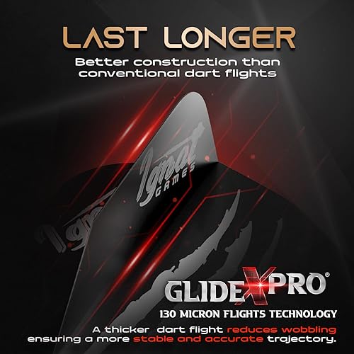 Miniatura 5 de IgnatGames Vuelos de dardos y accesorios  Juegos de 30 dardos de diferentes formas y 6 protectores de vuelo, kit de accesorios de dardos