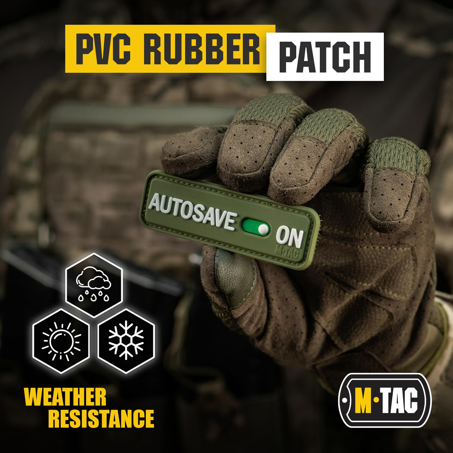 Amazon.com: M-Tac Morale Patch Auto Save On - PVC Patches for Vest