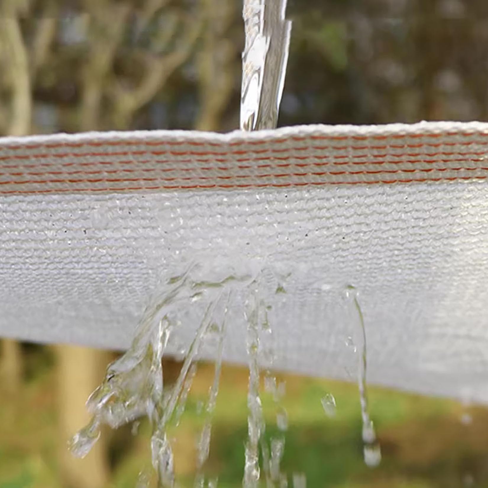 2X10m Sonnenschutznetz Weißes Schattierungsnetz mit Ösen 90% Verdunkelung UV-Schutz | Luftdurchlässiges Sonnensegel für Gewächshaus Terrasse Balkon Garten | Windschutz Beschattungsnetz