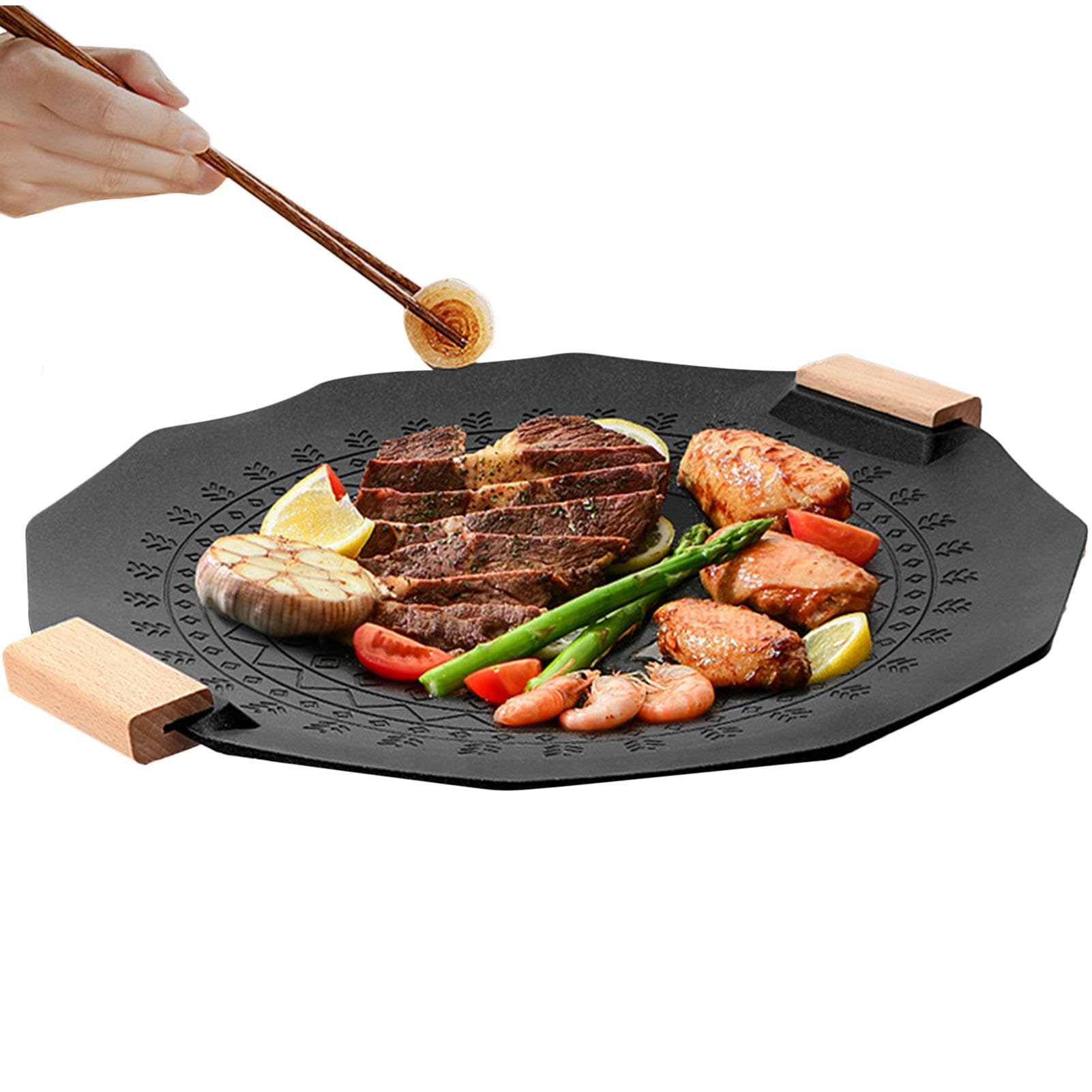 Barbecue en intérieur réussi avec cette plaque de cuisson pour poulet