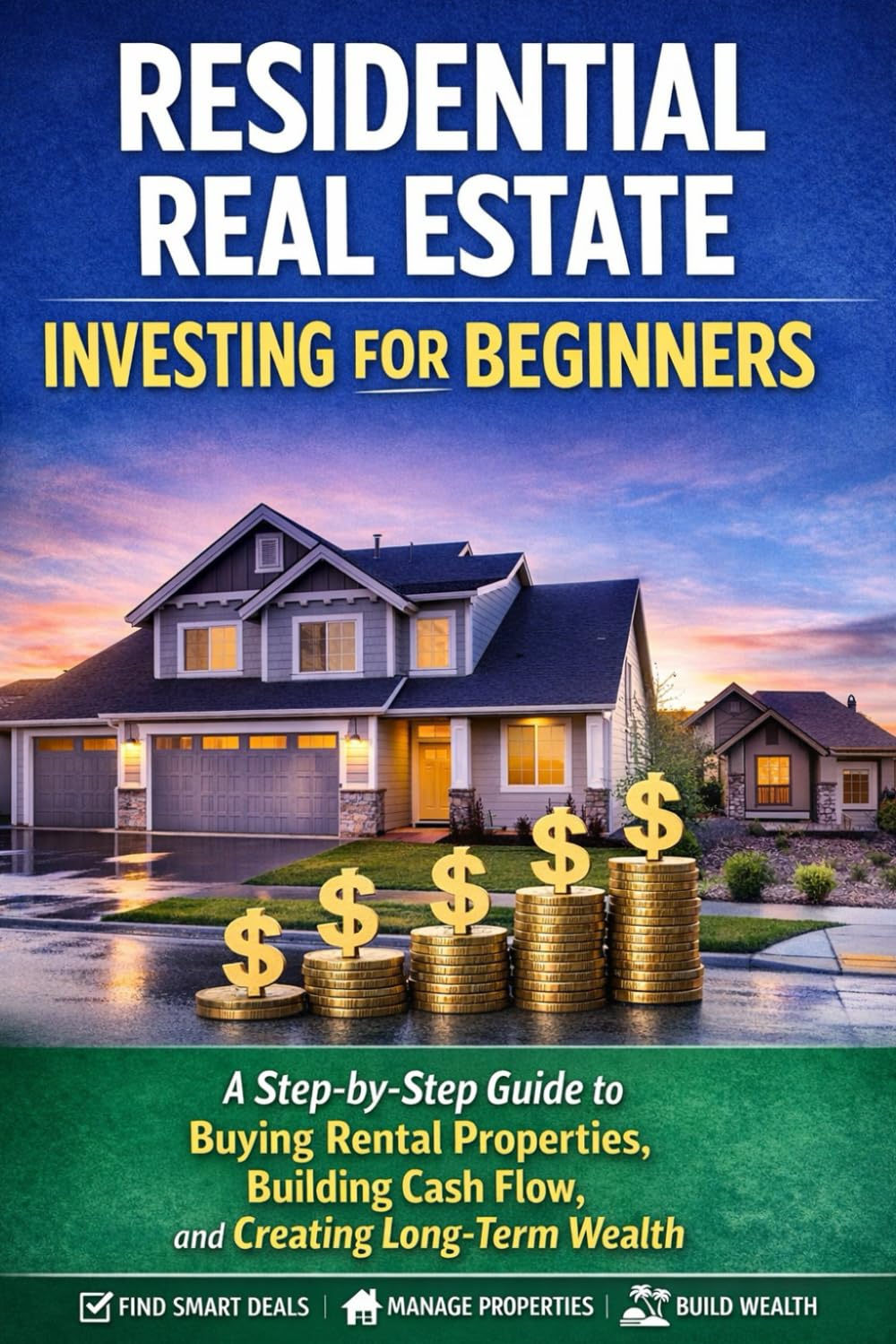 Residential Real Estate Investing for Beginners: A Step-by-Step Guide to Buying Rental Properties, Building Cash Flow, and Creating Long-Term Wealth