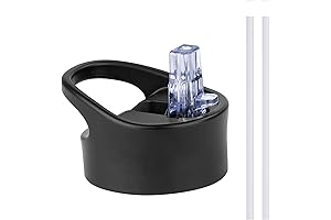Hasle Outfitters Replacement Straw Lid & Spout Lid for Wide Mouth Water...