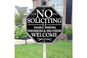 No Soliciting Sign for House - Do Not Solicit Sign