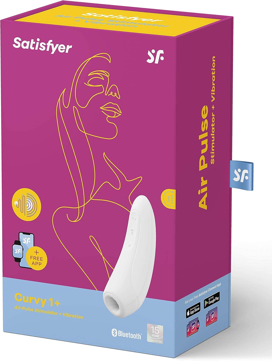 Satisfyer Satisfyer Curvy 1 Connect App Blanco Con App ...