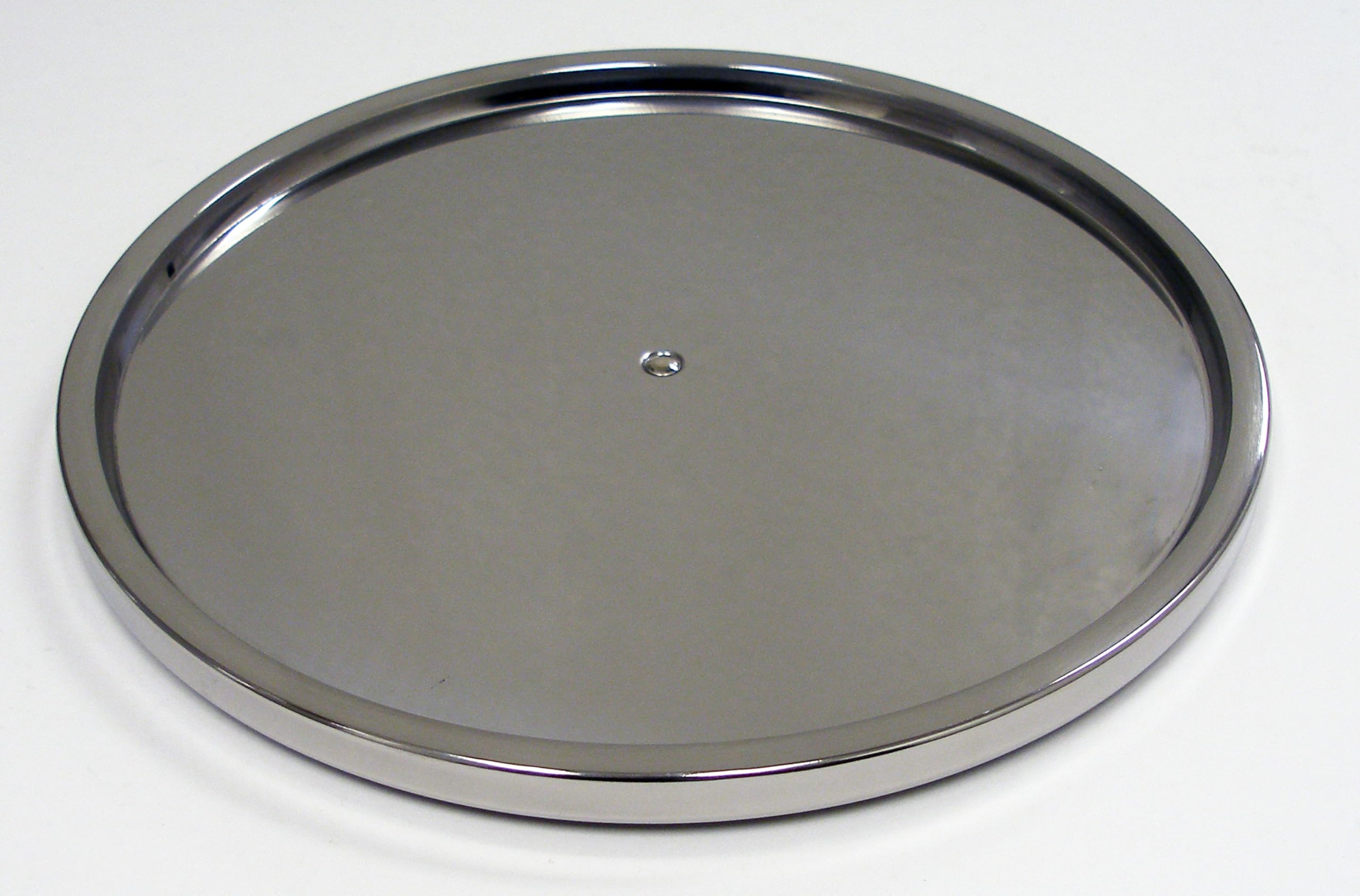 Dial Industries Lazy Susan Stainless Steel Turntable Organizer for Pantry, Cabinet, Countertop, Single Tier