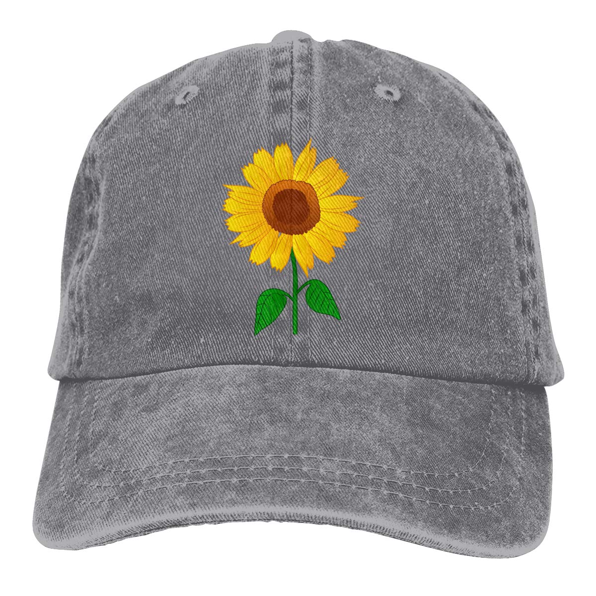 NVJUI JUFOPL Women's Sunflower Baseball Cap Adjustable Washed Vintage Dad  Hat