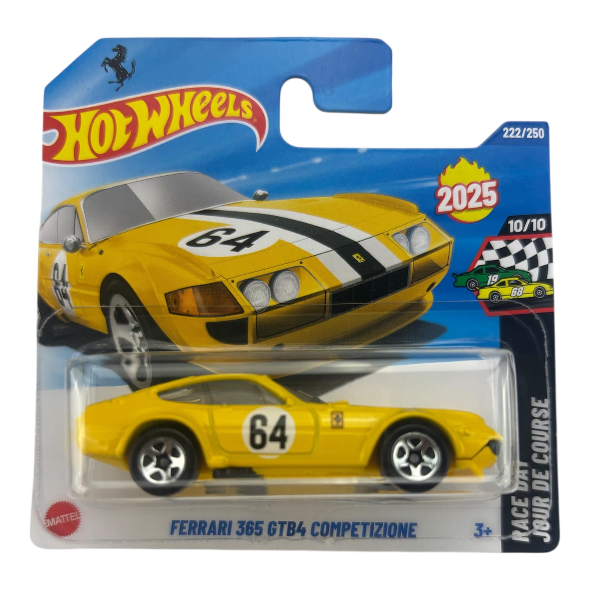 Hot Wheels - Ferrari 365 GTB4 Competizione (1/64) Yellow - 2025