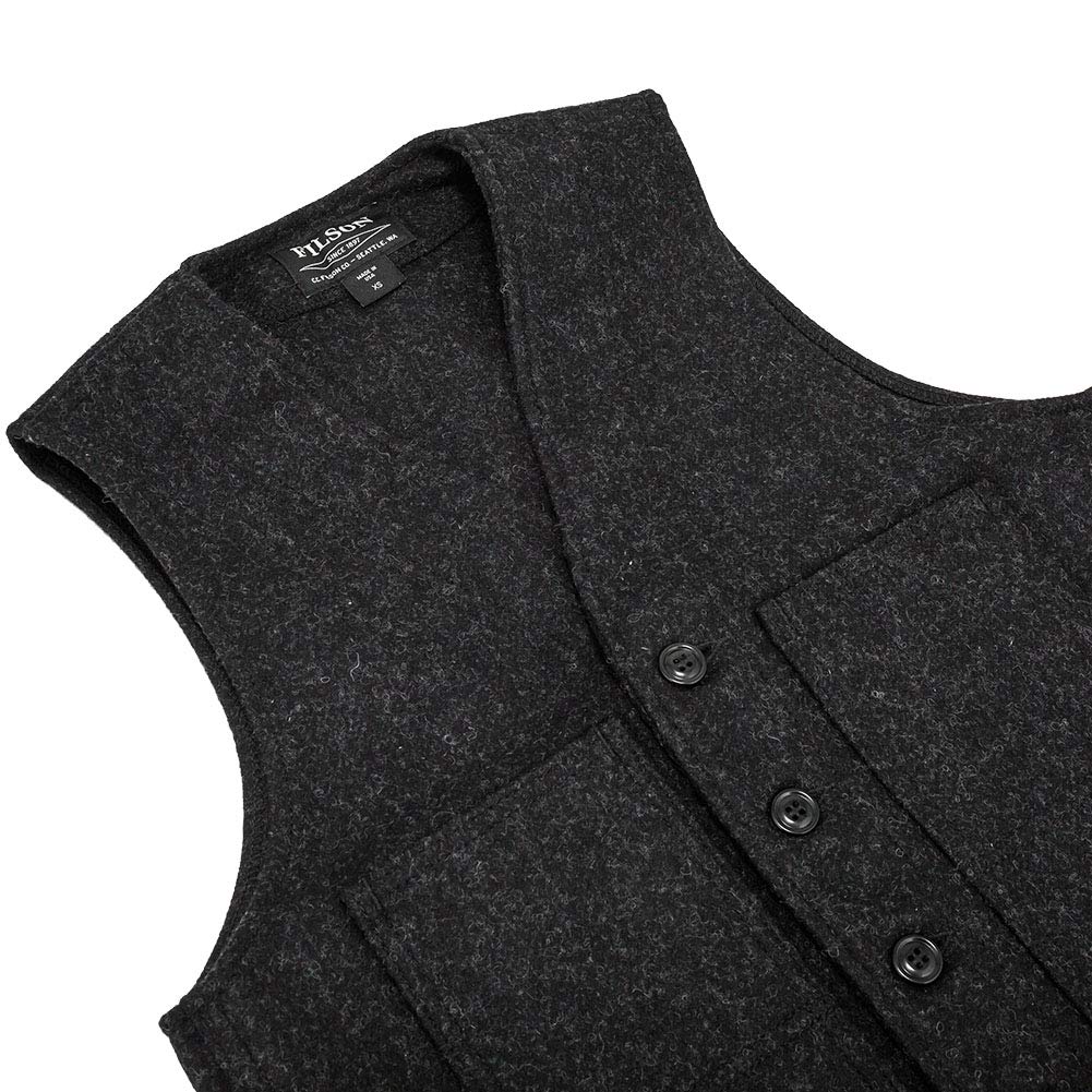 FILSON マッキーノベスト 40 チャコール FILSON フィルソン マッキーノ ウール ベスト ソリッドカラー