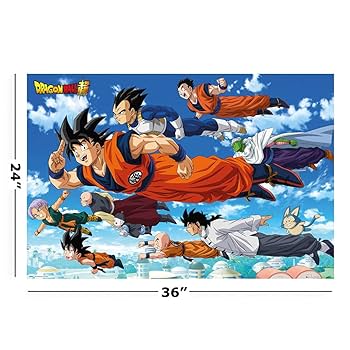 ドラゴンボールポスター　ジャンプ　スーパーメンコ　額装　壁飾り　フレーム　レア ドラゴンボールポスター ジャンプ スーパーメンコ 額装 壁飾り