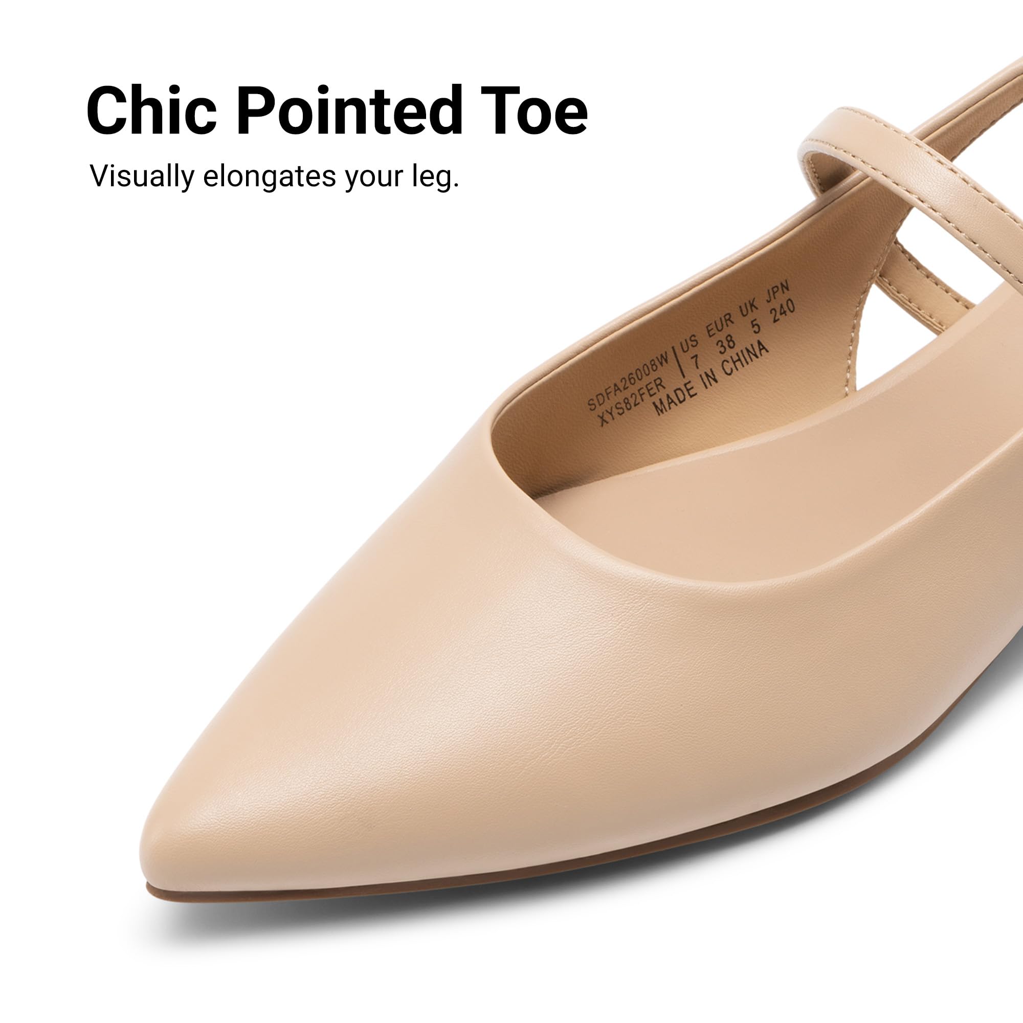 DREAM PAIRS Scarpe basse da donna con cinturino a fibbia e tacco basso Mary Jane