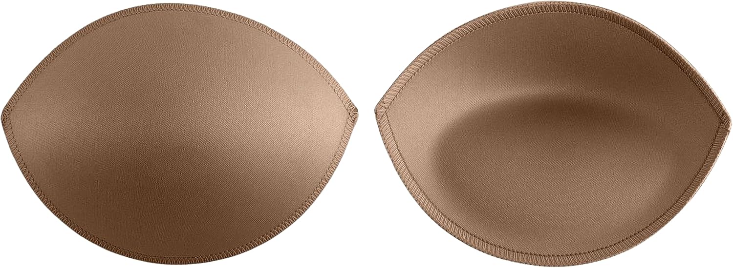 ButtonMode Extra Padded Bra Cups Insert or Sew in, Instant Push up Size up Boost up Support, Breast Enhancer for Most Dresses