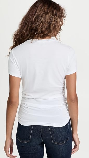 カットソー(半袖+袖なし) Theory - CLINTON KNIT N SS RUCHED TEE 2023 Theory Relaxed Tee in Cotton Jersey | Theory