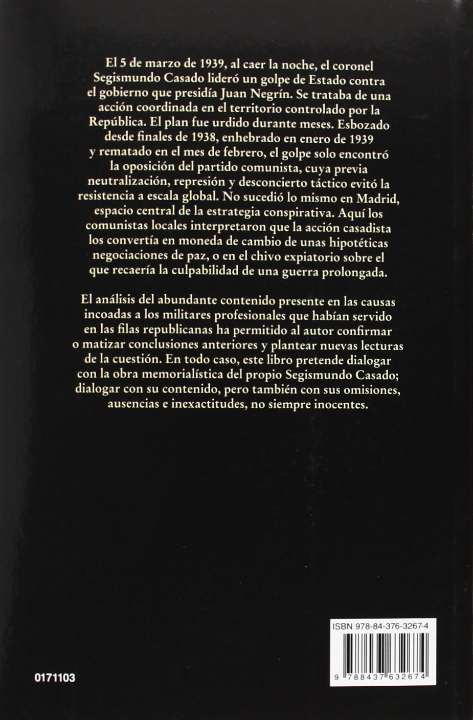 Madrid, 1939: La conjura del coronel Casado (Historia. Serie menor)