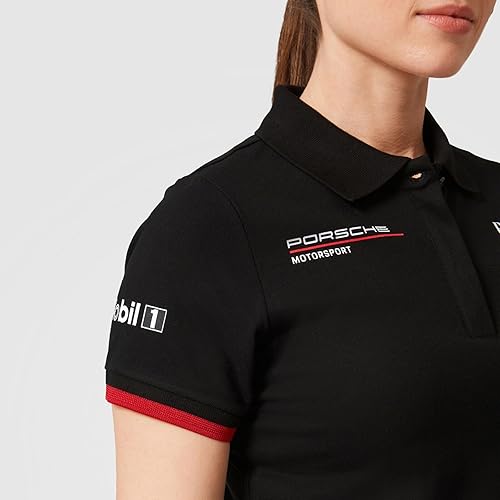 Miniatura 3 de Porsche Motorsport - Polo de equipo negro con kit de deportes de motor para mujer