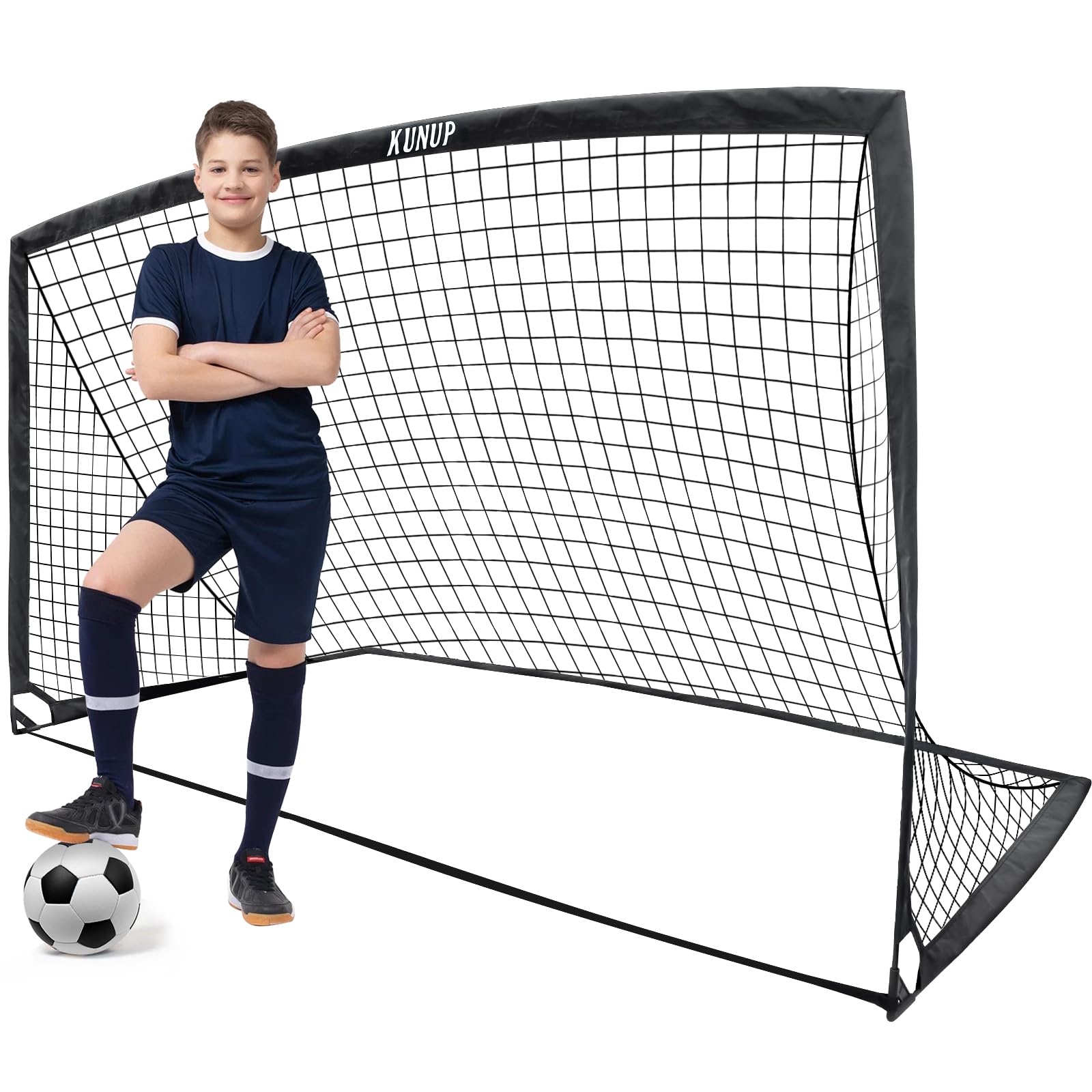 Amazon.co.jp: Kunup 子供用サッカーゴール 裏庭用 9x5フィート 大型