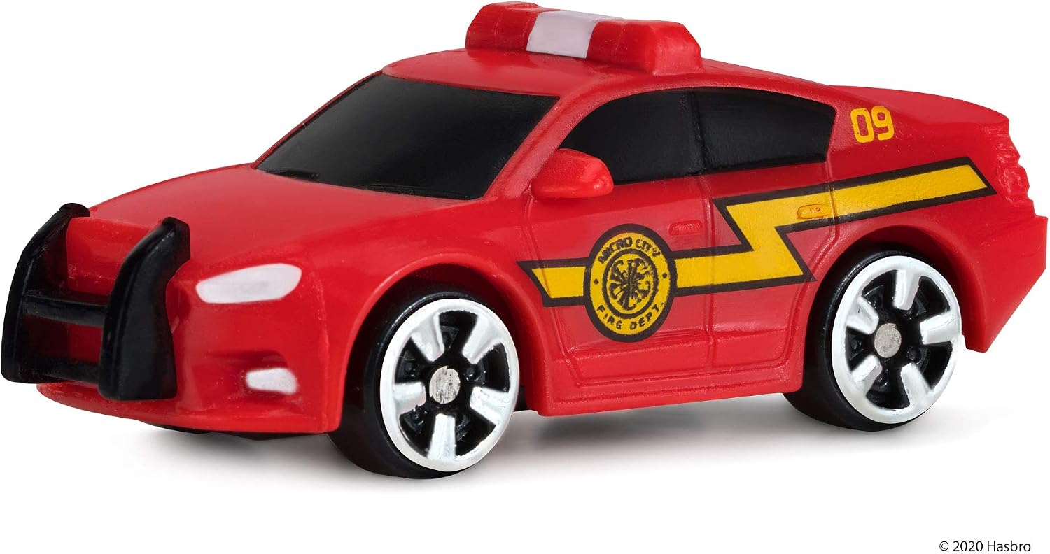 Micro Machines World Packs, Fire & Rescue - Features 5 Highly Detailed Vehicles: Ladder and Heavy Duty Trucks, Ambulance, Command Car, Fire Chief and Corresponding MM City Scene - Collect Them All