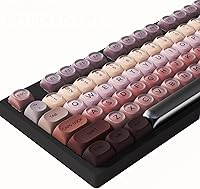 Vista 16 de Guffercty kred - Juego de 125 teclas de perfil XDA, PBT, retro, con cubierta de sublimación de tinte, diseño ANSI, para teclado mecánico Cherry Mx